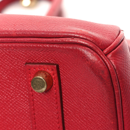 Hermes Courchevel Birkin 35 Rouge Casaque 12 of 14