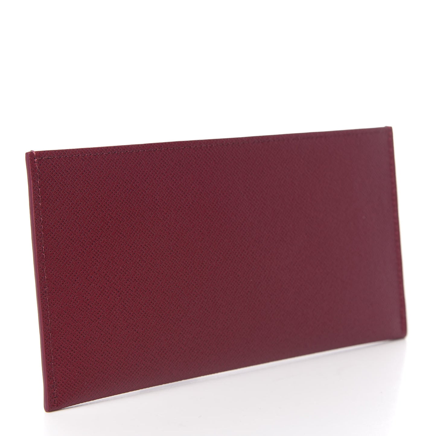 Calfskin Felicie Card Holder Insert Fuchsia