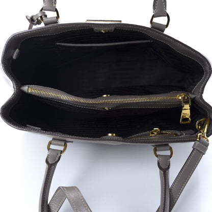 Prada Saffiano Lux Small Tote Argilla 4 of 13