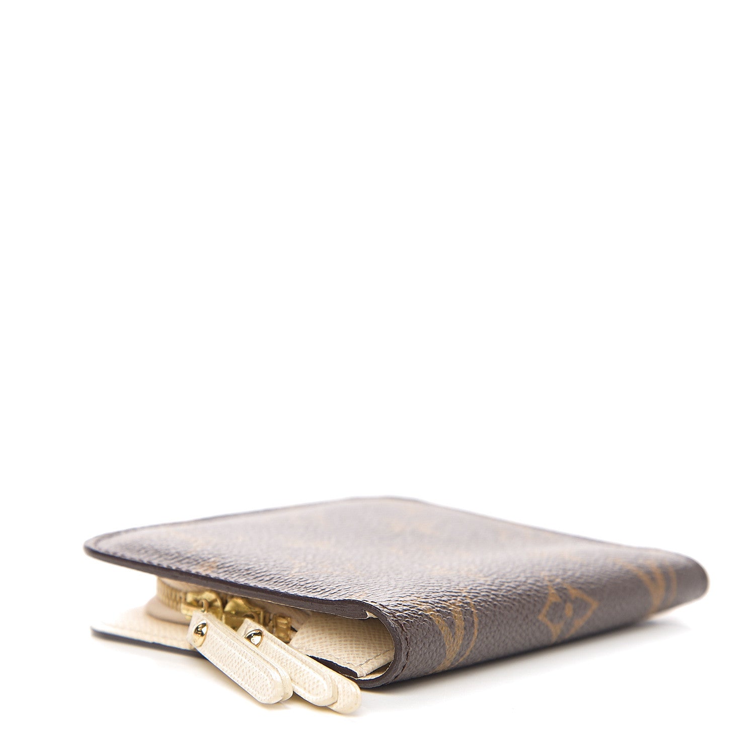 Louis Vuitton Monogram Insolite Coin Purse Wallet White 3 of 5