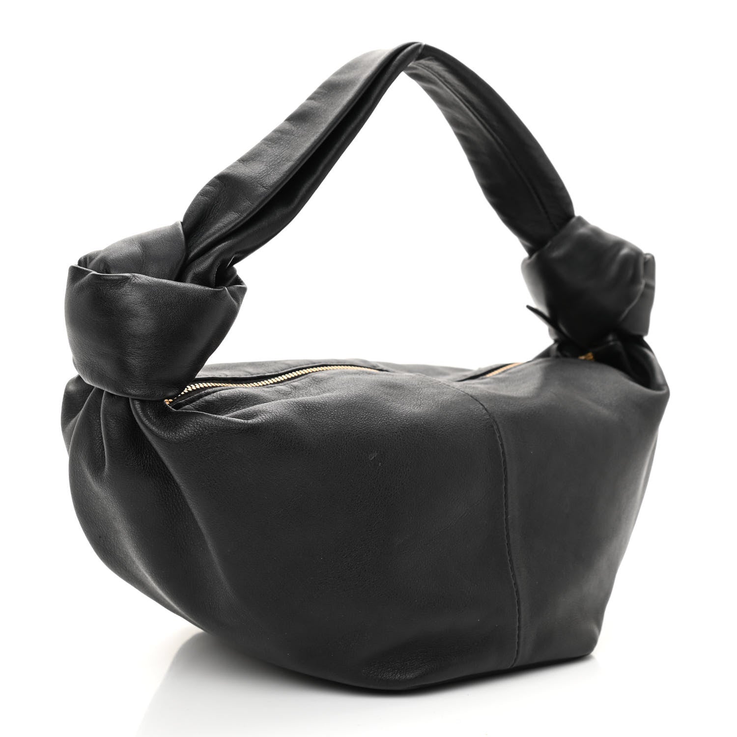 Bottega Veneta Calfskin Mini Double Knot Bag Black 3 of 8