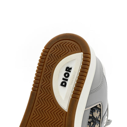 Christian Dior Smooth Calfskin Jacquard Oblique Mens B27 Low Top Sneakers 42.5 Beige Blue 16 of 17