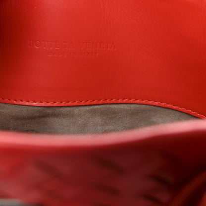 Bottega Veneta Nappa Intrecciato Small Roma Tote Red 6 of 9