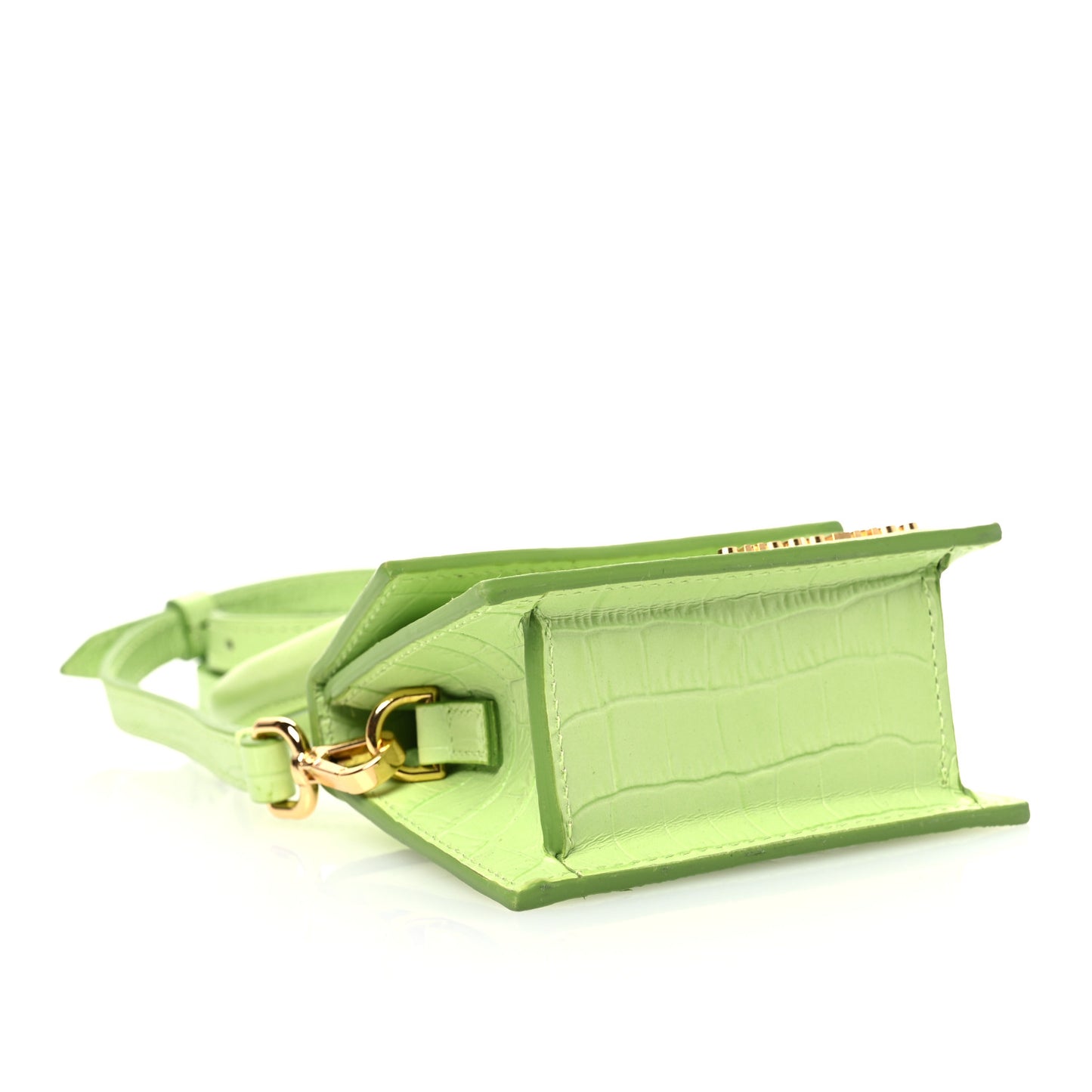 Calfskin Crocodile Embossed Le Chiquito Light Green