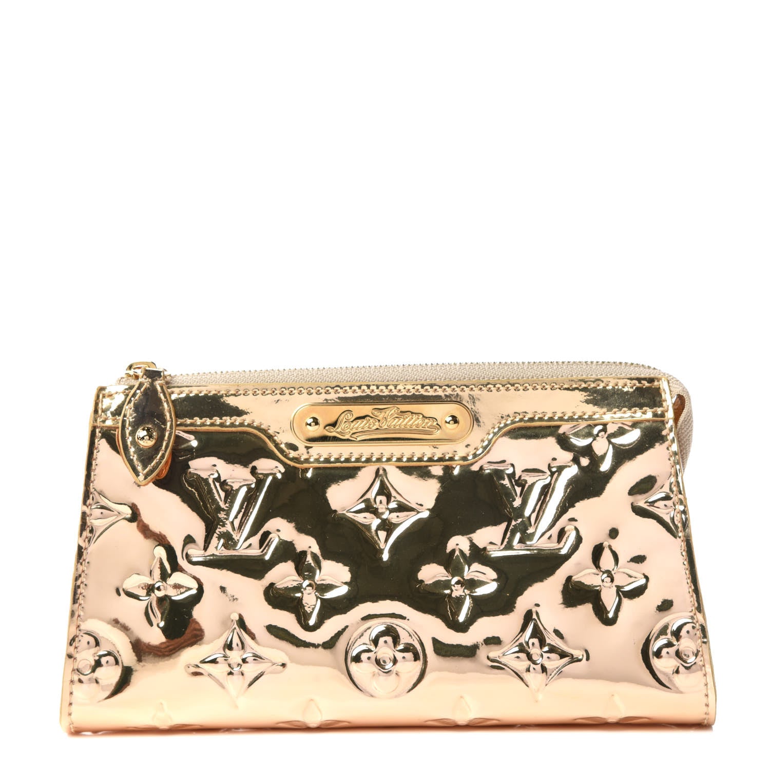 Louis Vuitton Monogram Miroir Trousse Cosmetic Bag Gold 1 of 9