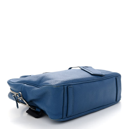 Prada Vitello Daino Briefcase Cobalto 4 of 10
