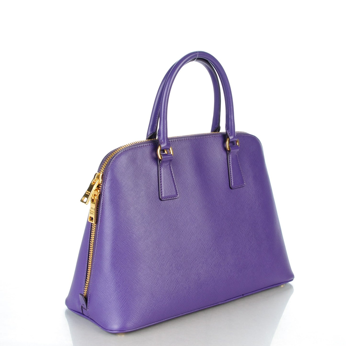 Saffiano Lux Medium Promenade Tote Viola