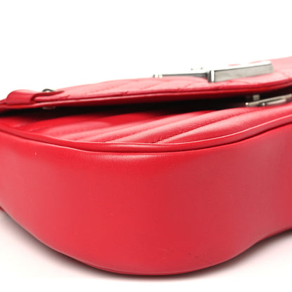 Louis Vuitton Calfskin New Wave Chain PM Scarlet 8 of 9