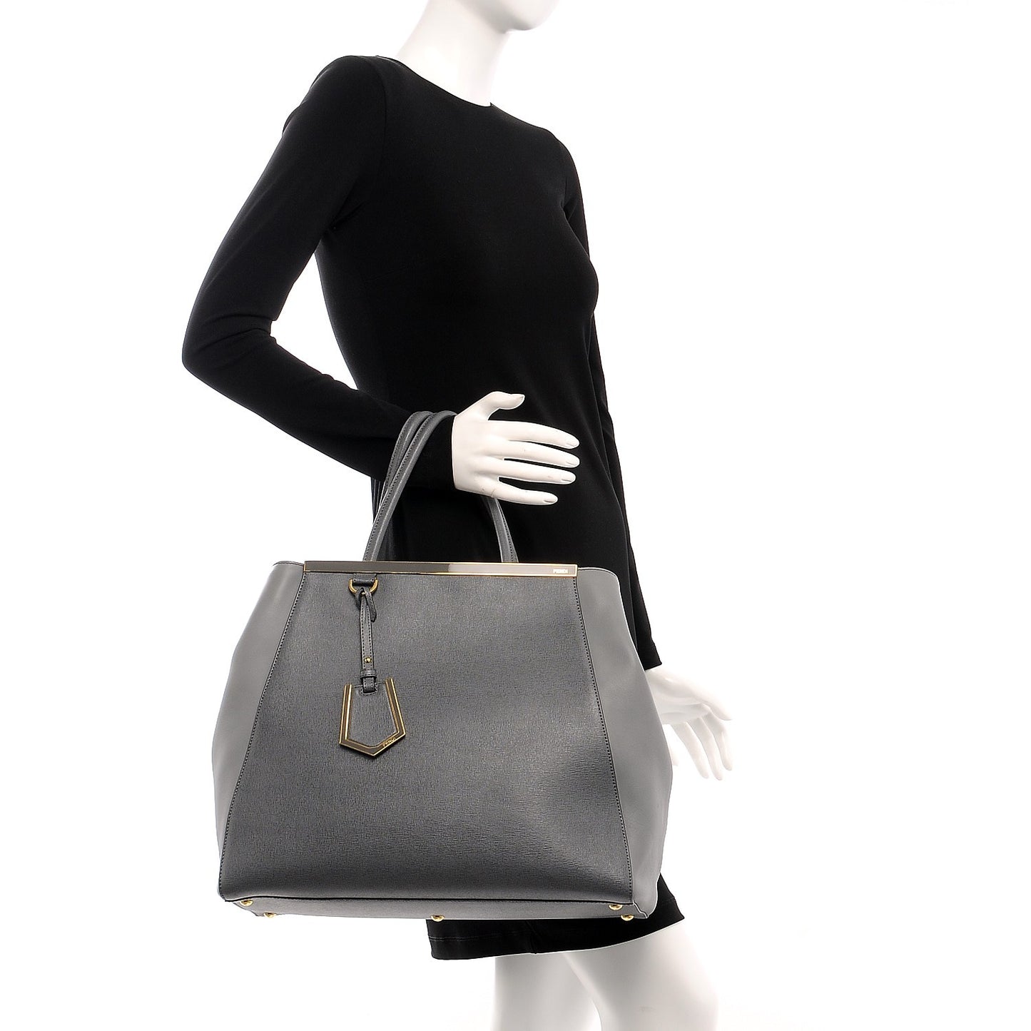 Vitello Elite Large 2Jours Tote Grigio Grigio Chiaro