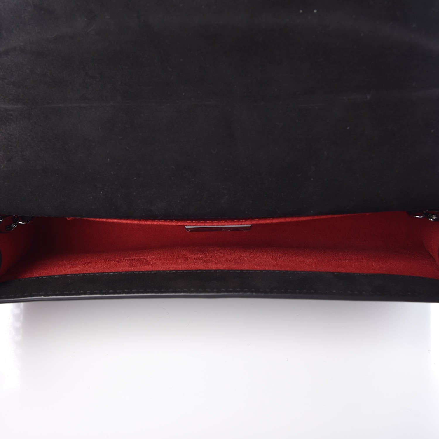 Christian Louboutin Patent Vero Dodat Leopard Clutch Black 5 of 7