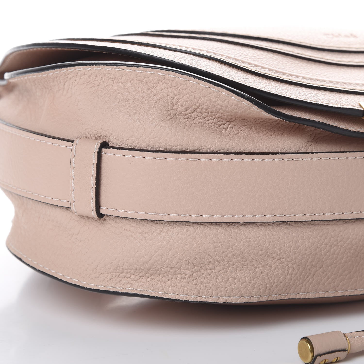 Chloe Calfskin Medium Marcie Round Crossbody Bag Blush Nude 9 of 10
