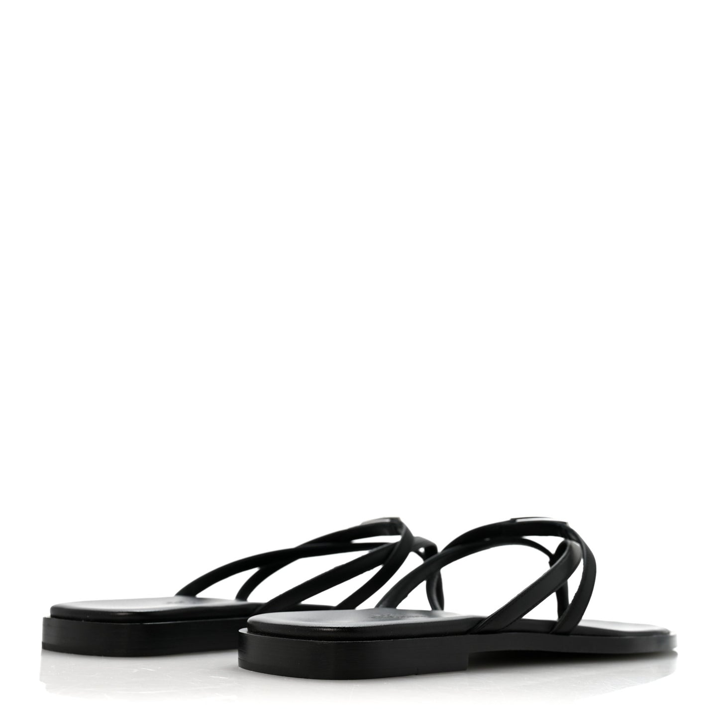 Calfskin Miss Sandals 40 Black