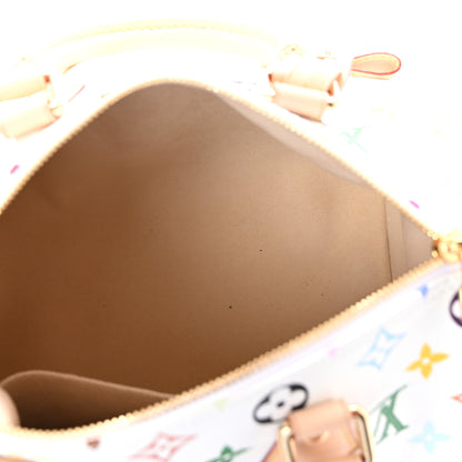 Louis Vuitton LV X TM Monogram Multicolor Speedy Bandouliere 25 White 5 of 9