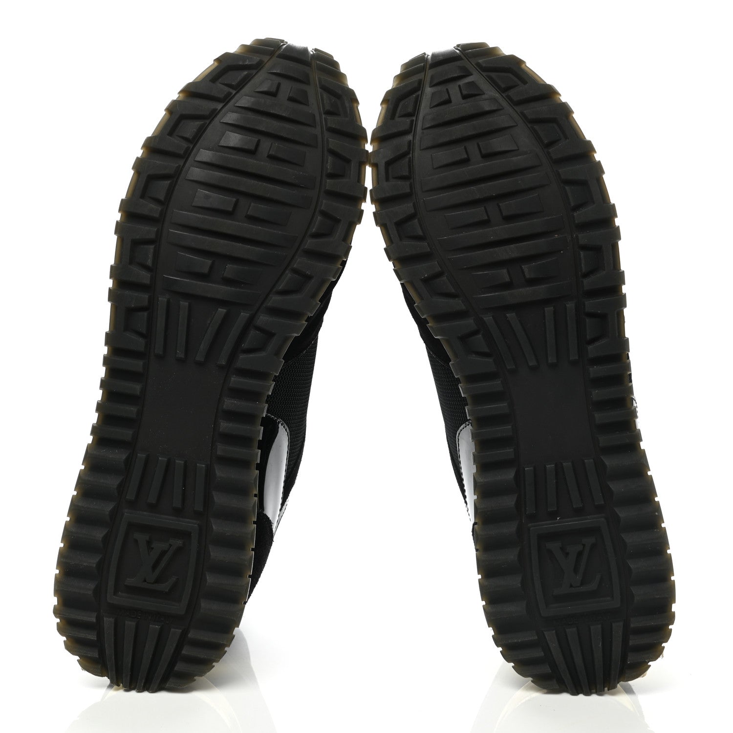 Louis Vuitton Suede Monogram Run Away Sneakers 41 Black 5 of 8