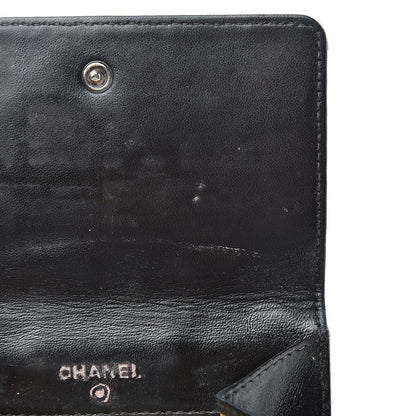 Chanel Calfskin Lucky Symbols Compact French Flap Wallet Black 13 of 18