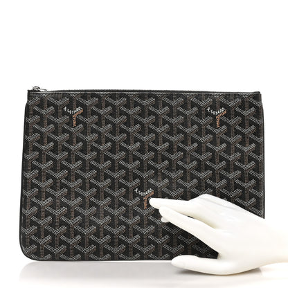 Goyard Goyardine Senat Pochette MM Black 2 of 8