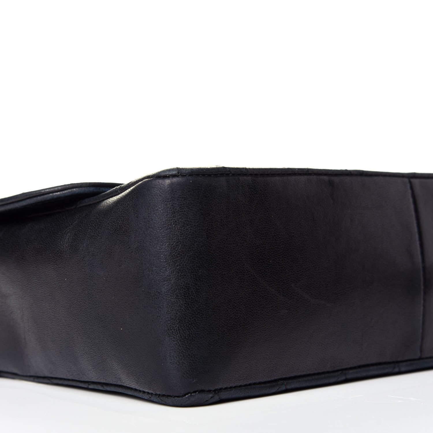 Chanel Lambskin Quilted Medium Single Flap Black 7 of 8