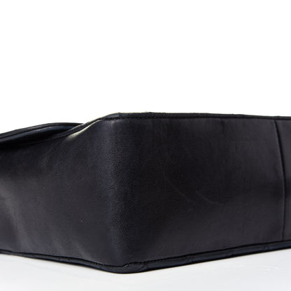 Chanel Lambskin Quilted Medium Single Flap Black 7 of 8