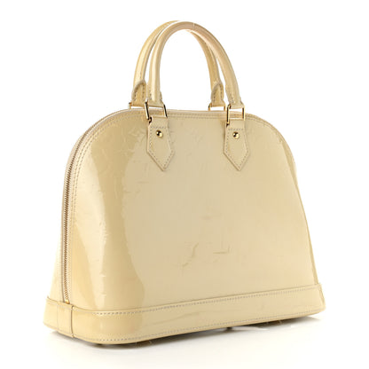 Louis Vuitton Vernis Alma PM Blanc Corail 2 of 16