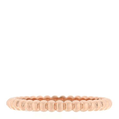 Van Cleef & Arpels 18K Rose Gold Small Perlee Ring 52 6 1 of 5