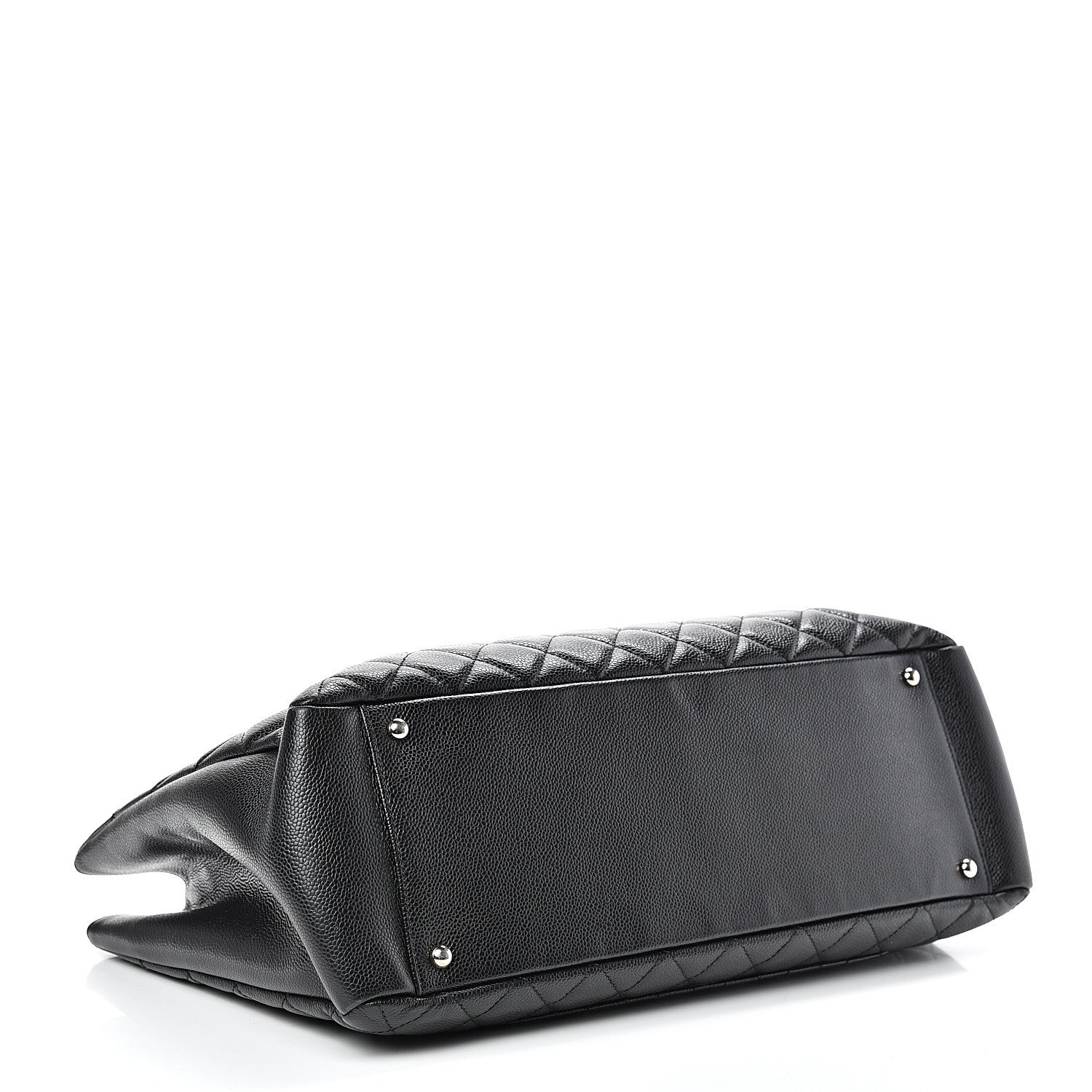 Chanel Caviar Quilted XL Grand Shopping Tote GST Black 3 of 16