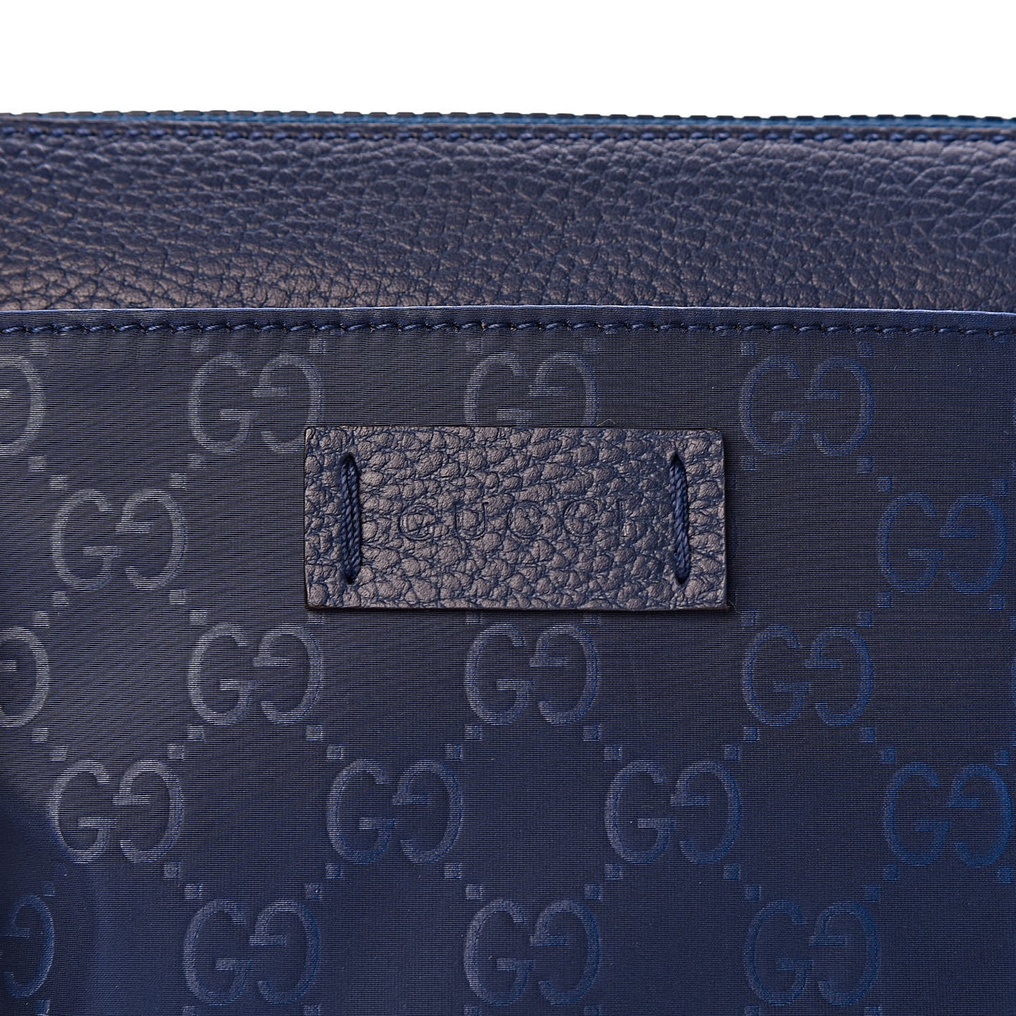 Nylon Monogram Dollar Calfskin Small Flat Messenger Bag Tide