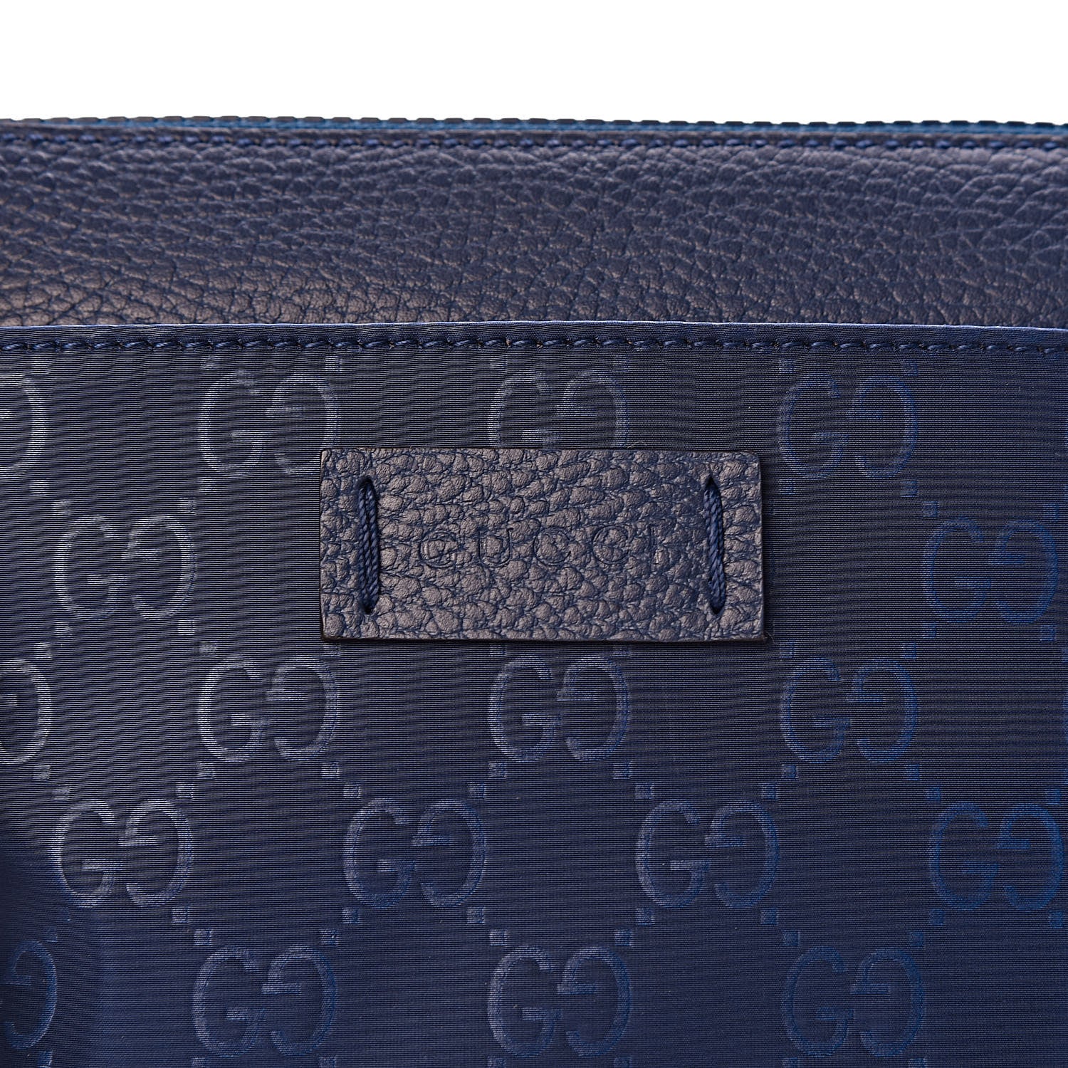 Gucci Nylon Monogram Dollar Calfskin Small Flat Messenger Bag Tide 11 of 11