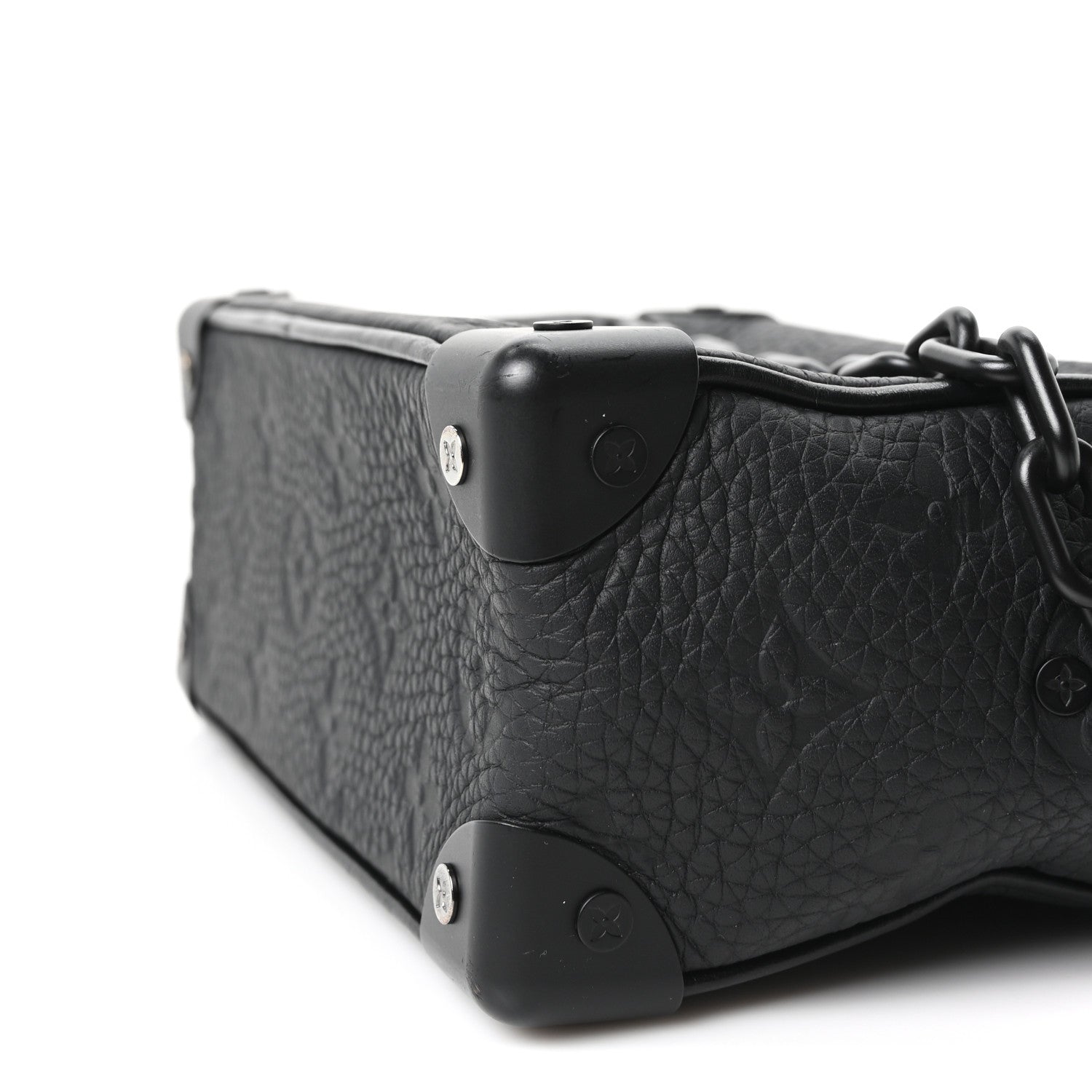 Louis Vuitton Taurillon Monogram Mini Soft Trunk Black 9 of 9