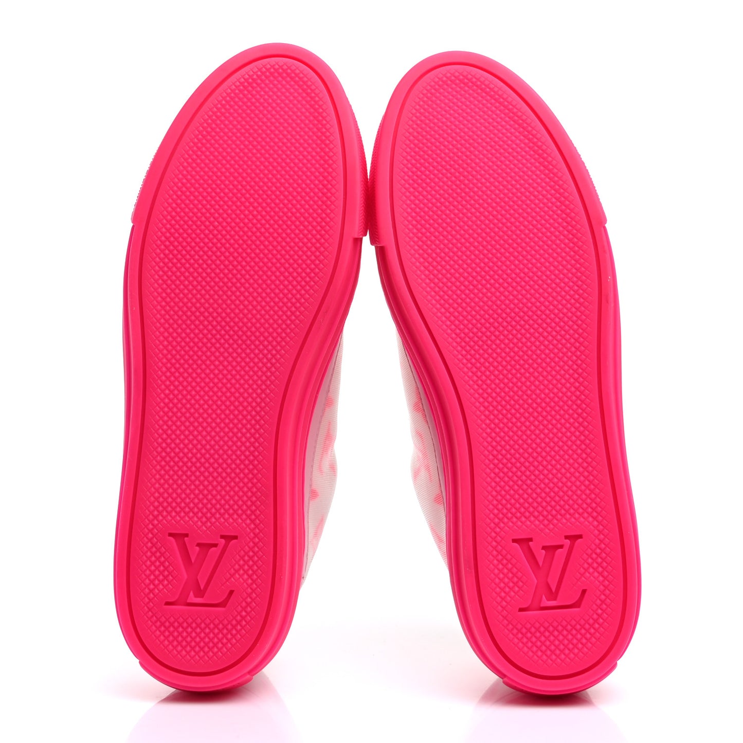 Technical Fabric Monogram Stellar Sneakers 37 Rose Pop