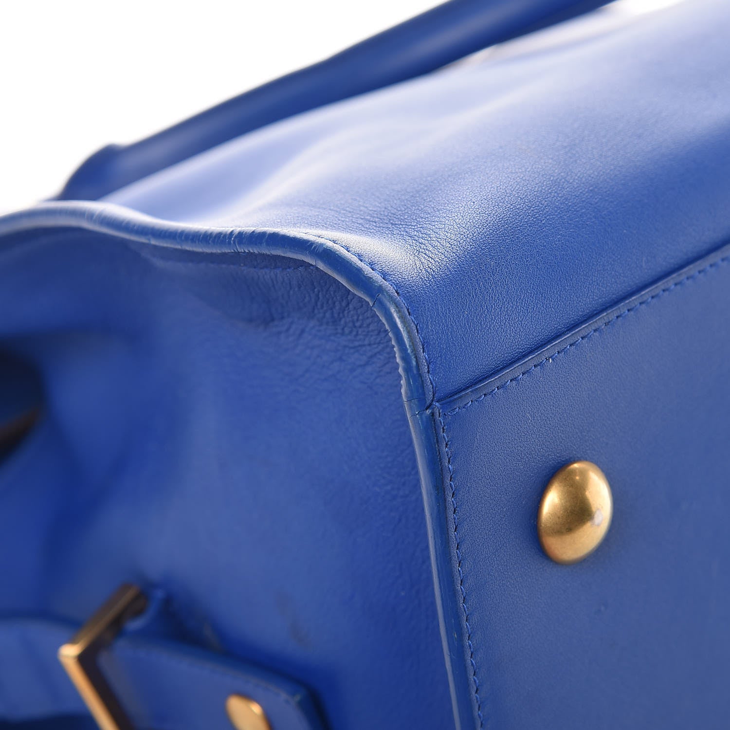 Saint Laurent Calfskin Medium Classic Y Cabas Royal Blue 22 of 24