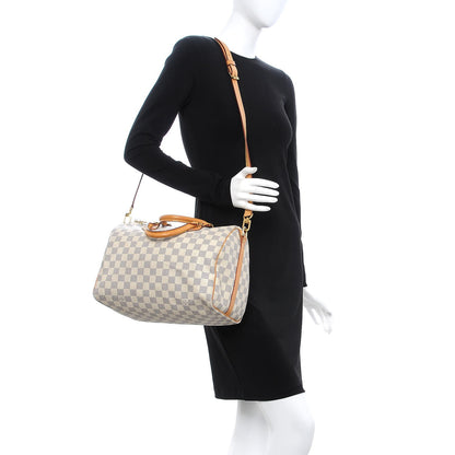 Louis Vuitton Damier Azur Speedy Bandouliere 30 2 of 20