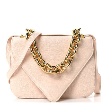 Bottega Veneta Calfskin Mount Envelope Bag Melon Washed 1 of 9