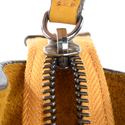 Celine Drummed Calfskin Nano Luggage Ocre 8 of 8