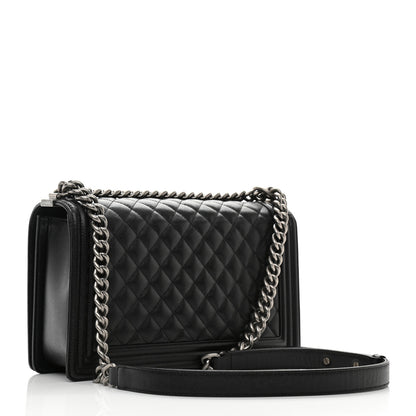 Chanel Caviar Quilted New Medium Boy Flap Black 3 of 11
