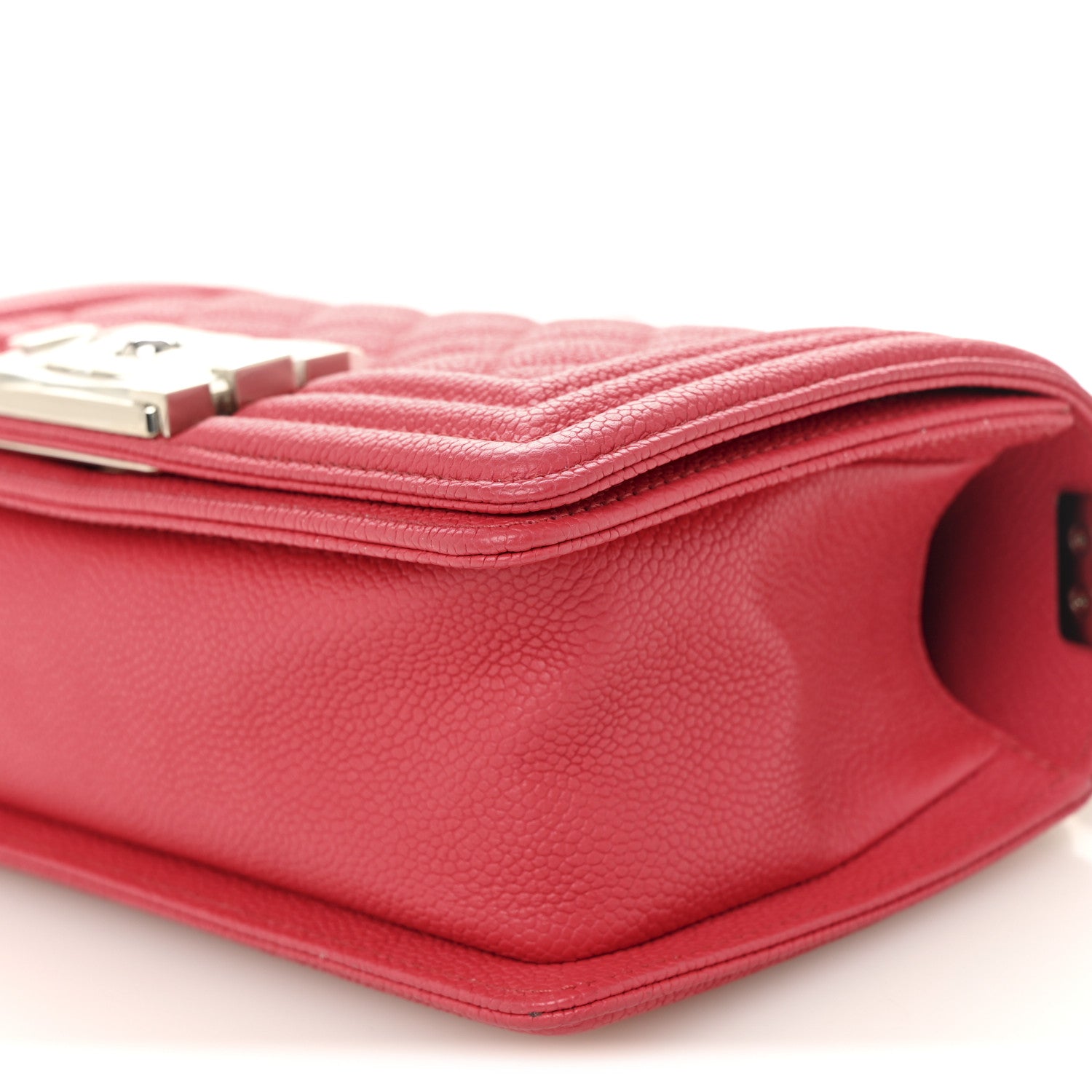 Chanel Caviar Quilted Small Boy Flap Red 10 of 11