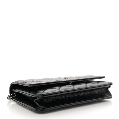 Chanel Caviar Quilted Wallet on Chain WOC Black 4 of 11