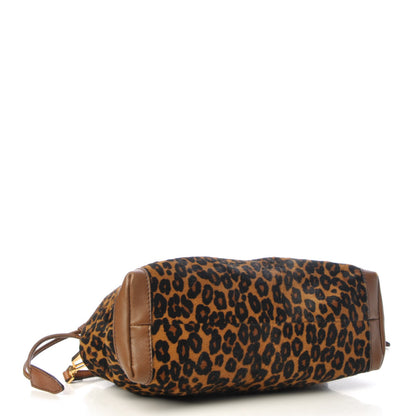 Burberry House Check Calf Hair Leopard Print Little Crush 4 of 10