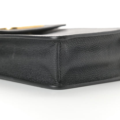 Valentino Garavani Calfskin Vlogo Phone Pouch Black 8 of 12