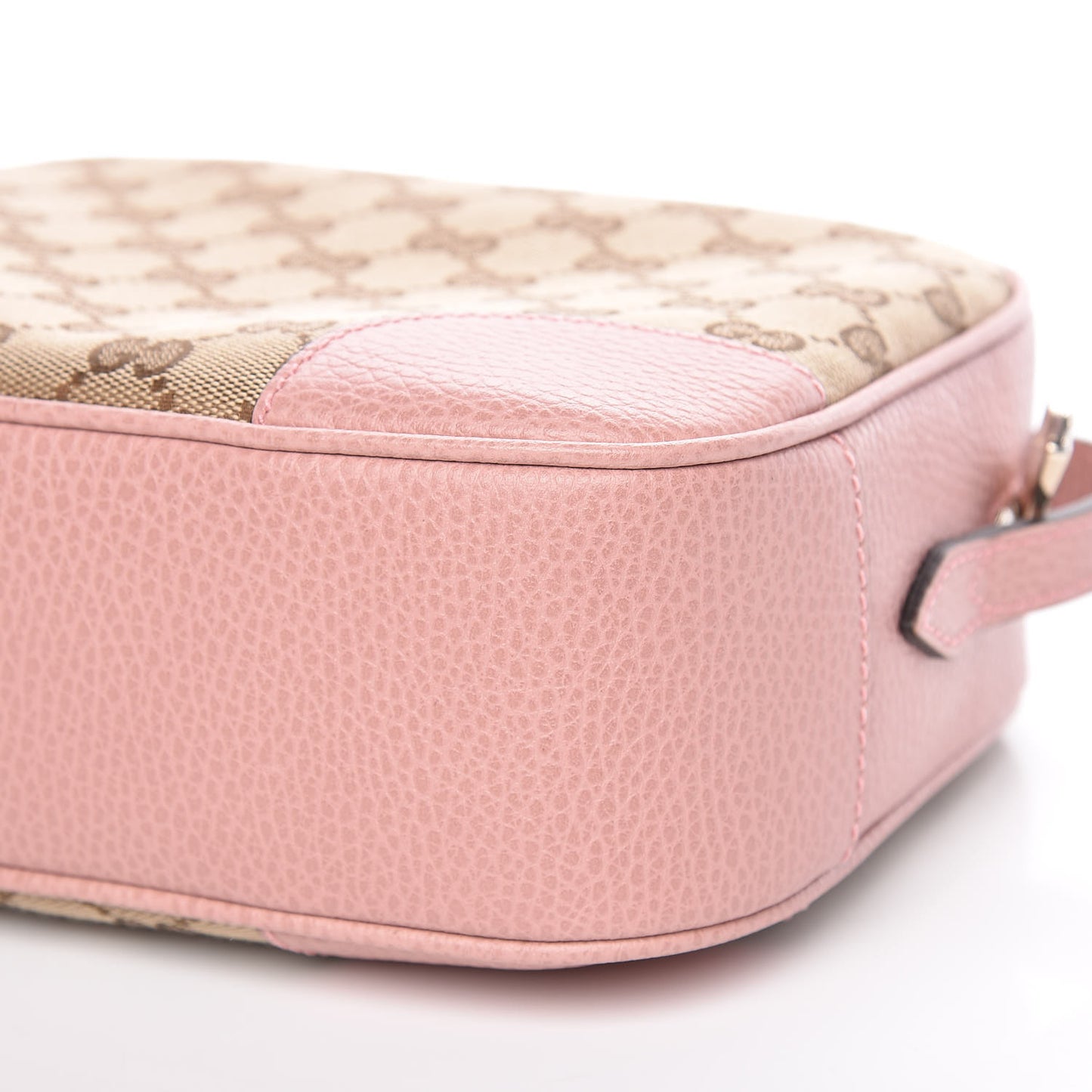 Monogram Mini Bree Messenger Bag Beige Soft Pink