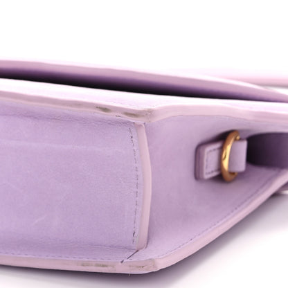 Jacquemus Nubuck Le Sac Rond Lilac 9 of 9