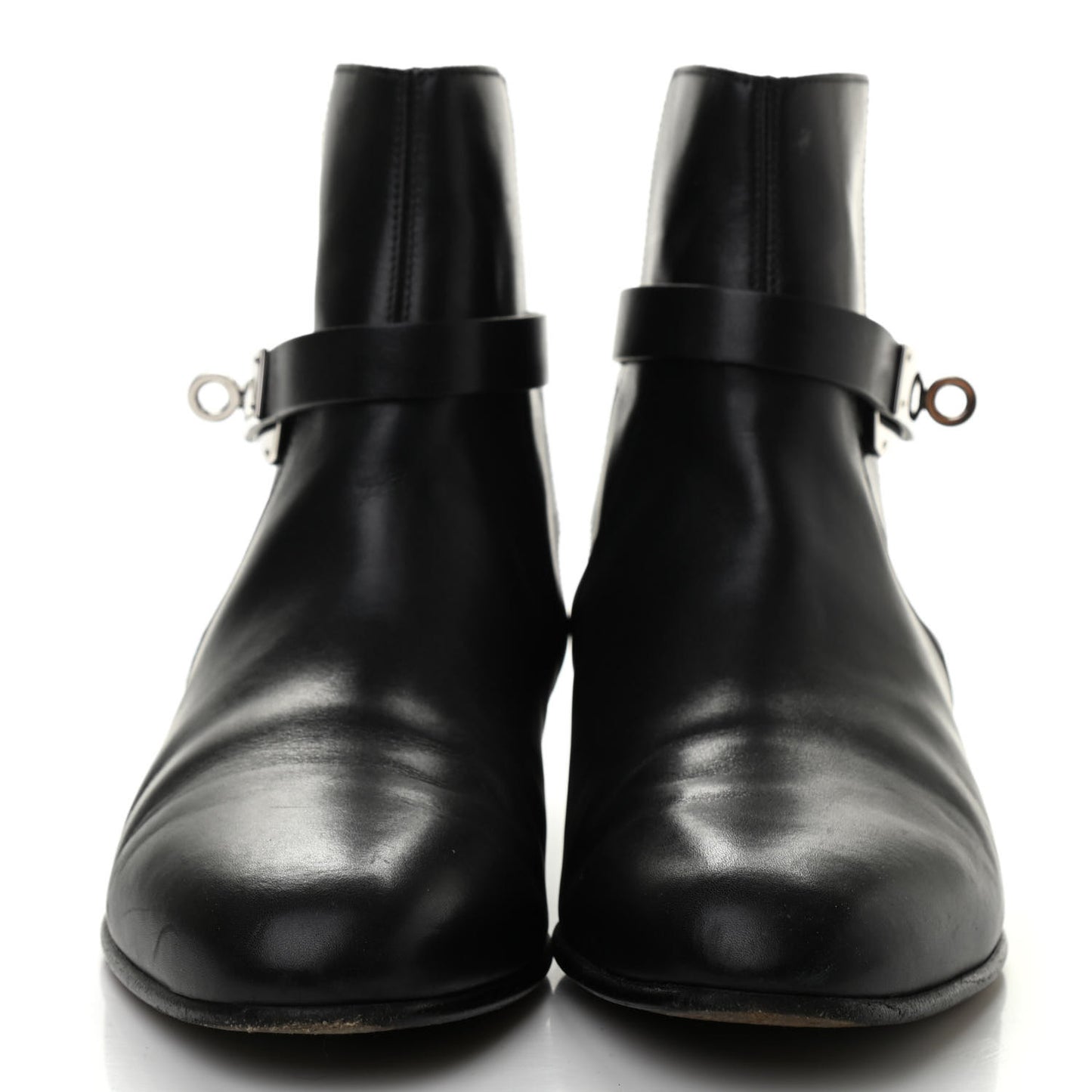 Calfskin Neo Low Boots 37.5 Black