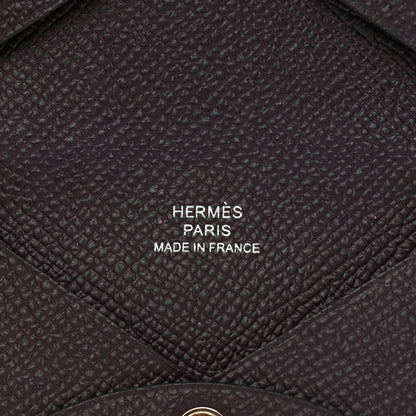 Hermes Epsom Calvi Card Case Rouge Sellier 6 of 6