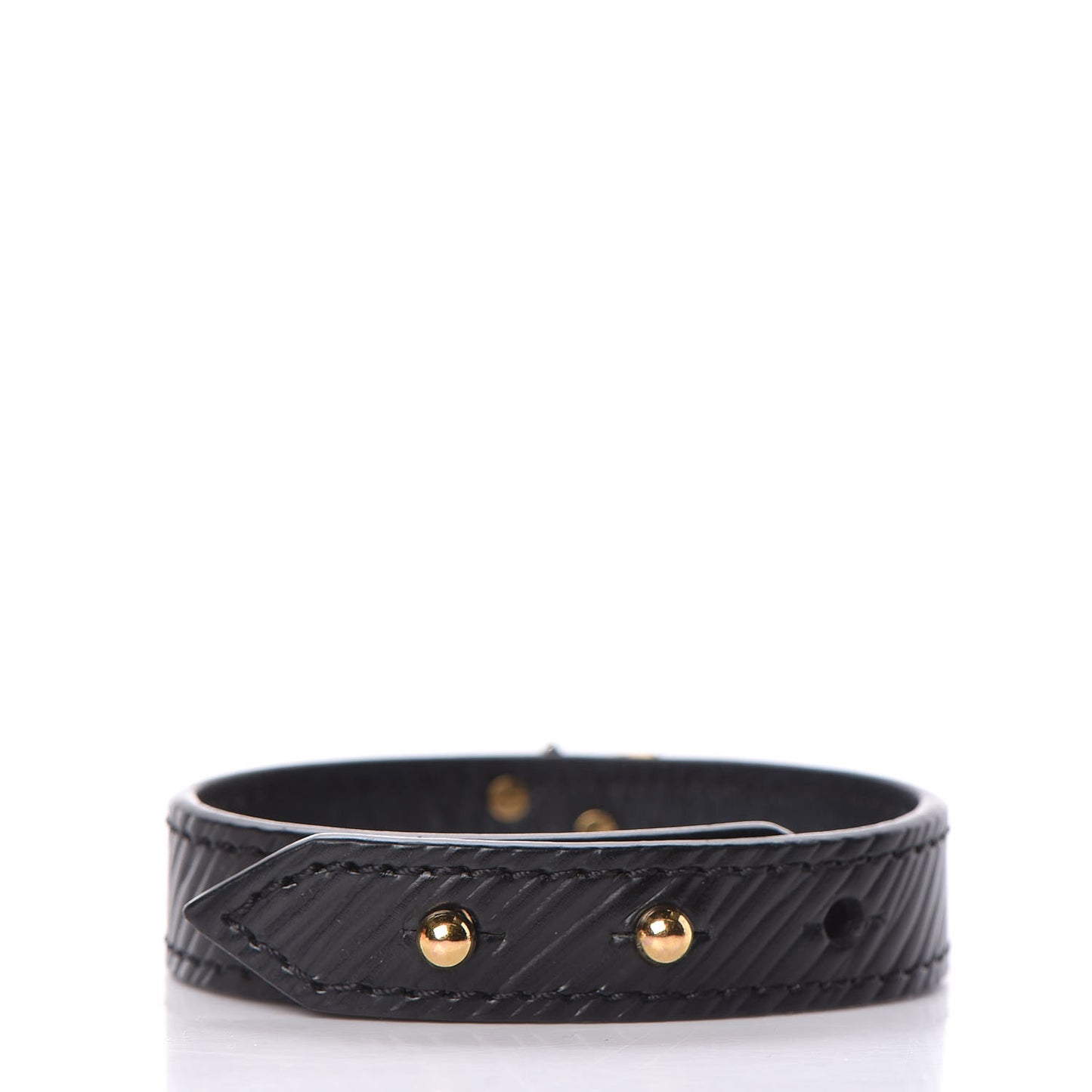 Epi Twist It Bracelet 17 Black