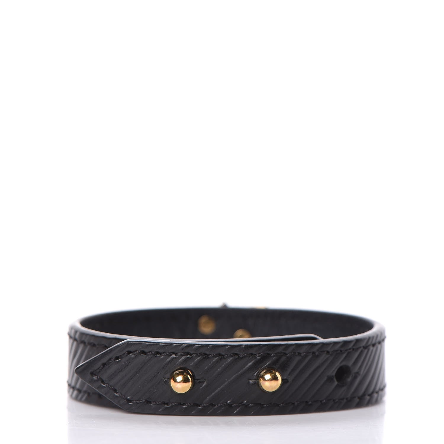 Louis Vuitton Epi Twist It Bracelet 17 Black 3 of 6