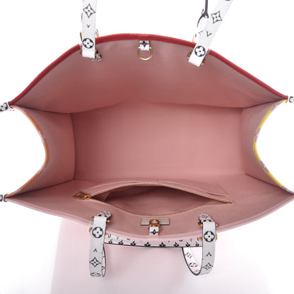 Louis Vuitton Monogram Giant Onthego GM Rouge Rose 7 of 10