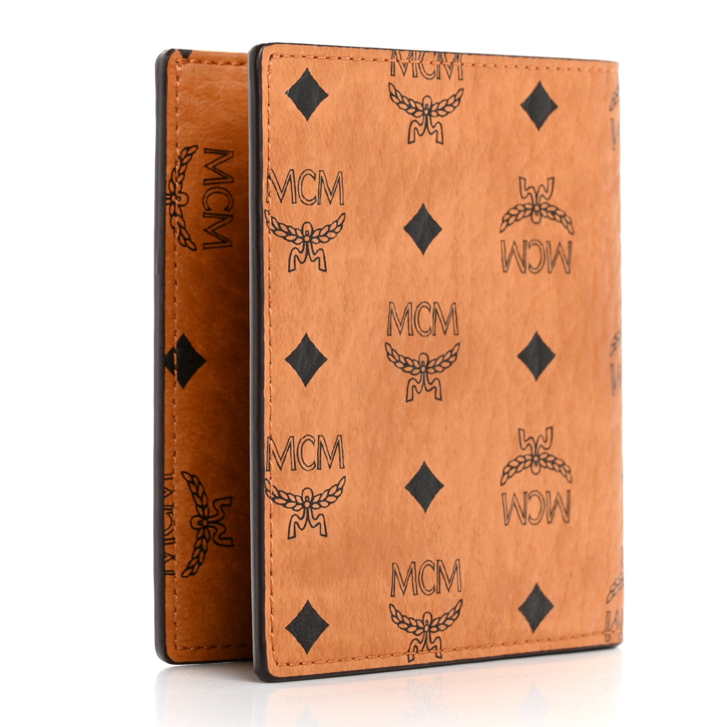 Visetos Mini Bi-Fold Card Wallet Cognac