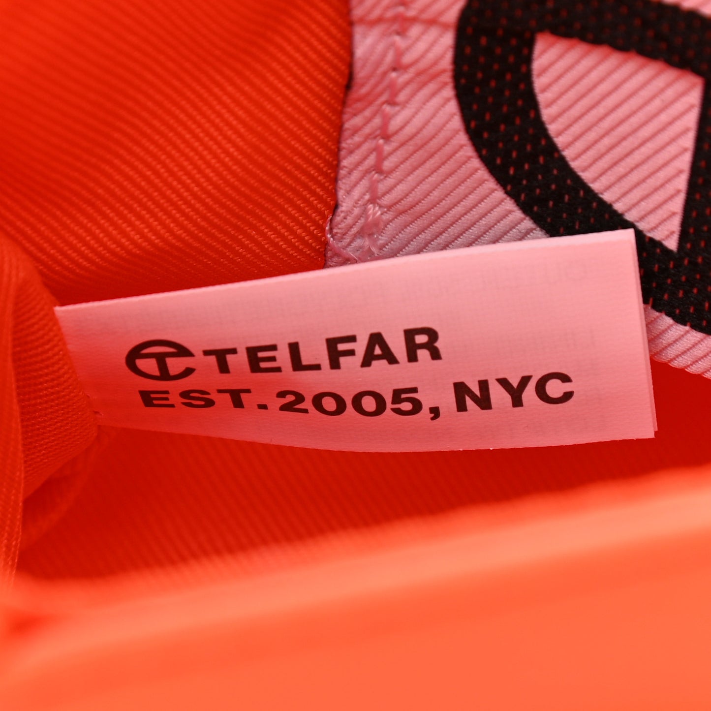 Vegan Leather Small Shopping Bag Orange