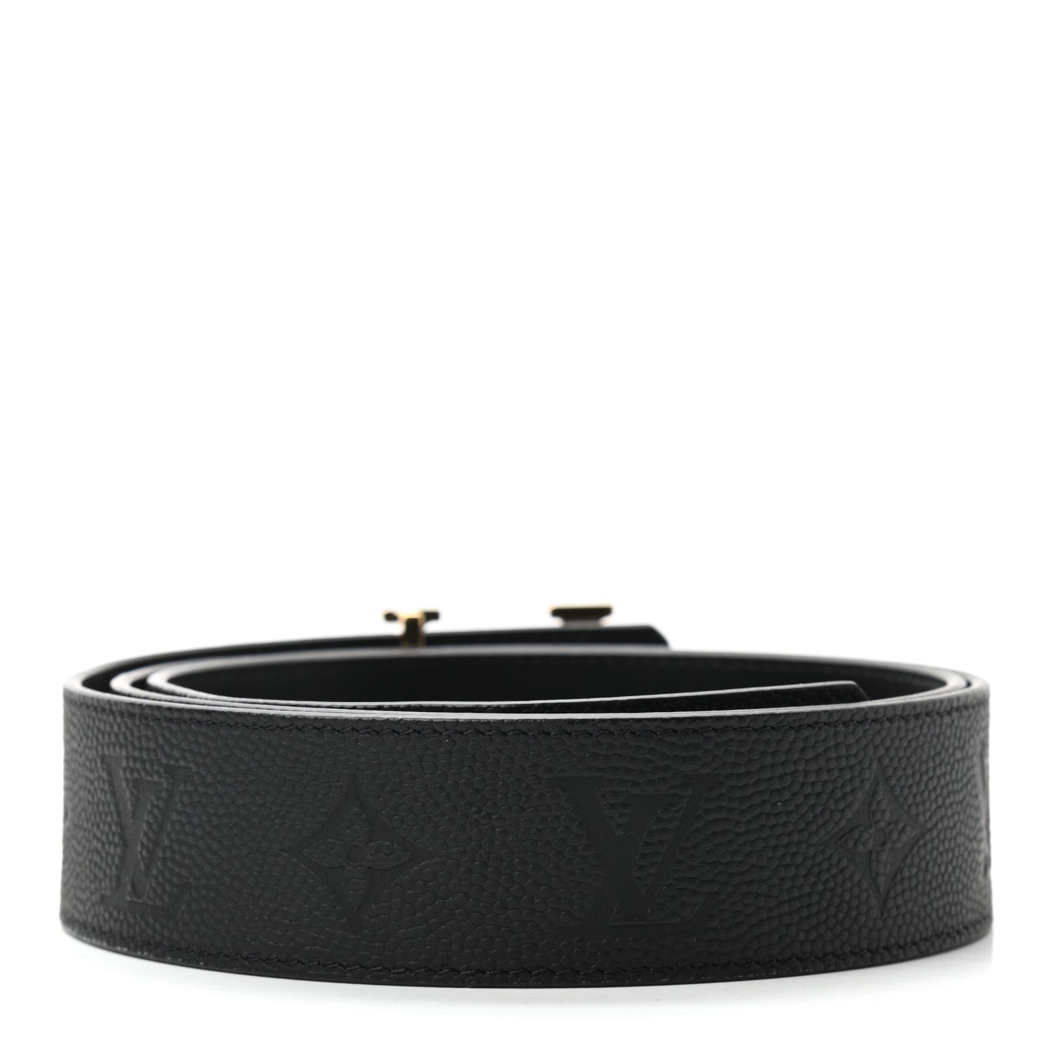 Louis Vuitton x NBA Embossed Monogram 40mm LV Initiales Reversible Belt 100 40 Black 2 of 6