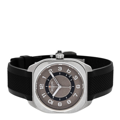 Hermes Titanium Rubber 39mm H08 Automatic Watch Noir 2 of 5