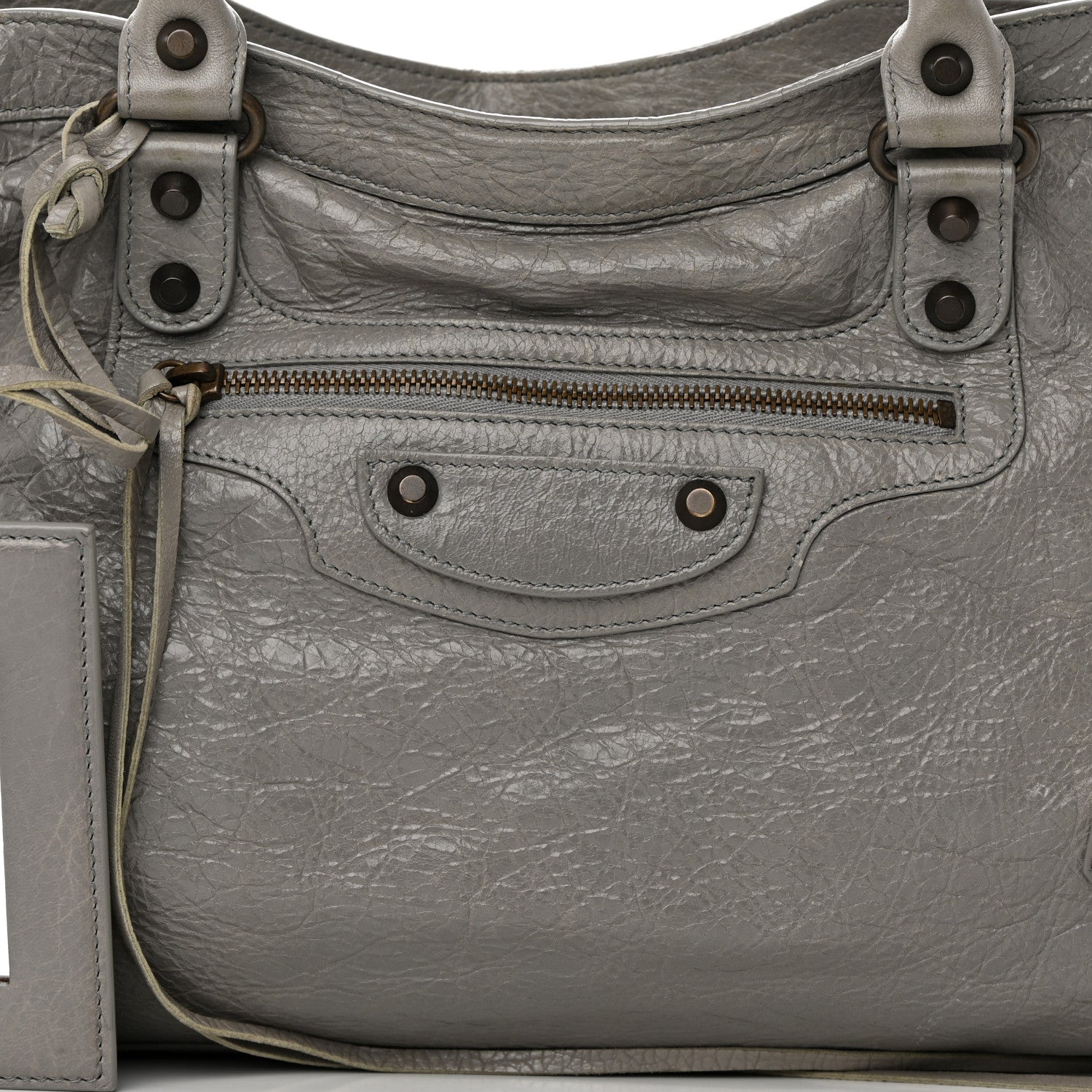 Balenciaga Agneau Classic Hardware City Gris Pyrite 8 of 17